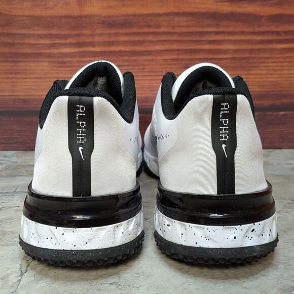 Nike Alpha Huarache Elite 3 Turf Mens 12.5 White Black Baseball Shoes CV3560-104 main image 6